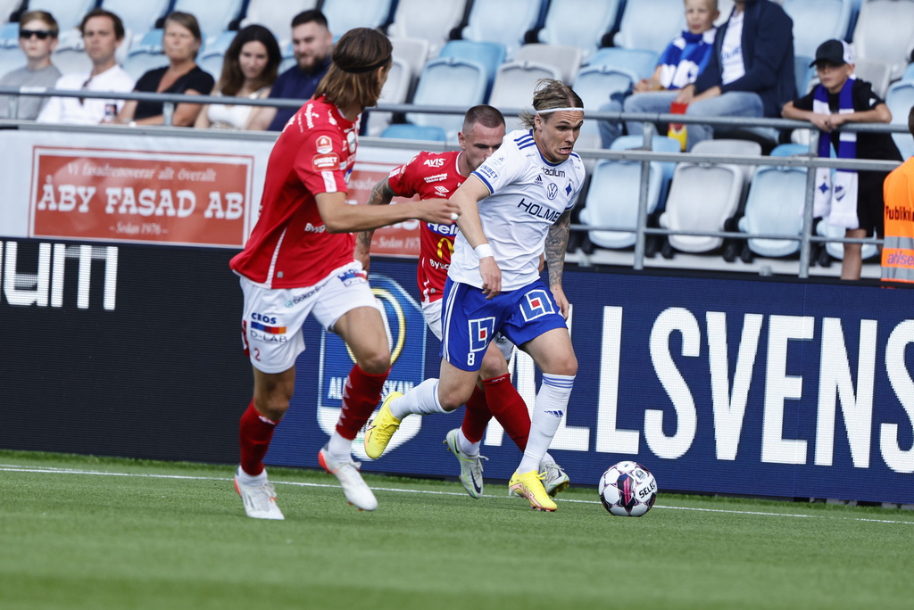 Norrköpings Arnor Sigurdsson satte spiken i Degerfors kista med sitt 2–0-mål.