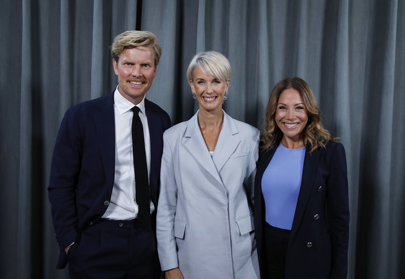 Martin Järborg, Jenny Strömstedt och Tilde de Paula Eby. Foto: Stella Pictures