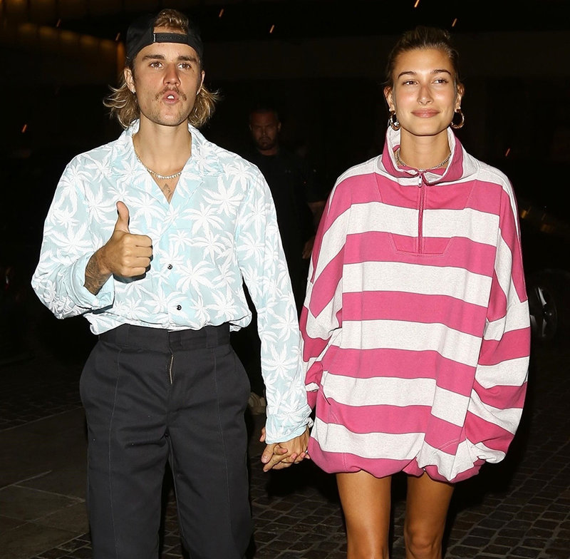 Justin Bieber och Hailey Baldwin Justin Bieber och Hailey Baldwin