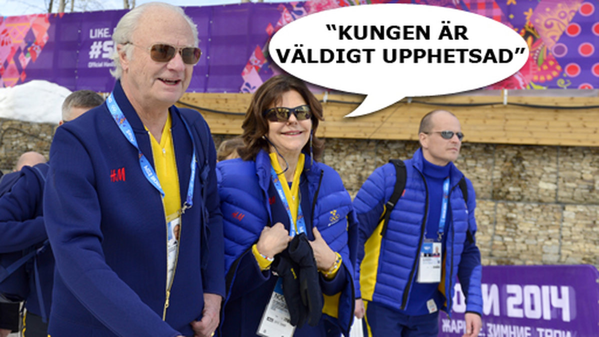 Kungen och drottning Silvia såg de svenska medaljerna bärgas.
