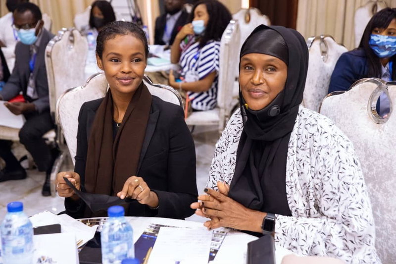 Ilwad Elman och Fartuun Adan som grundat den somaliska organisationen Elman Peace.