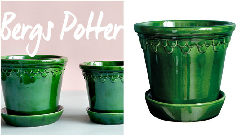 Bergs Potter kruka grön