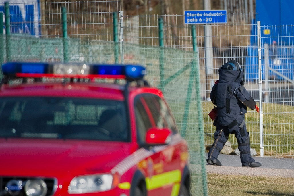Bomb, Stockholm, Ekerö, Polisen