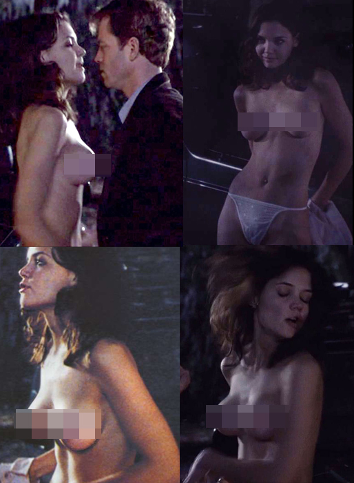 Katie Holmes är topless i filmen The Gift. OBS: Varning för ocensurerade bilder i bildspelet. 