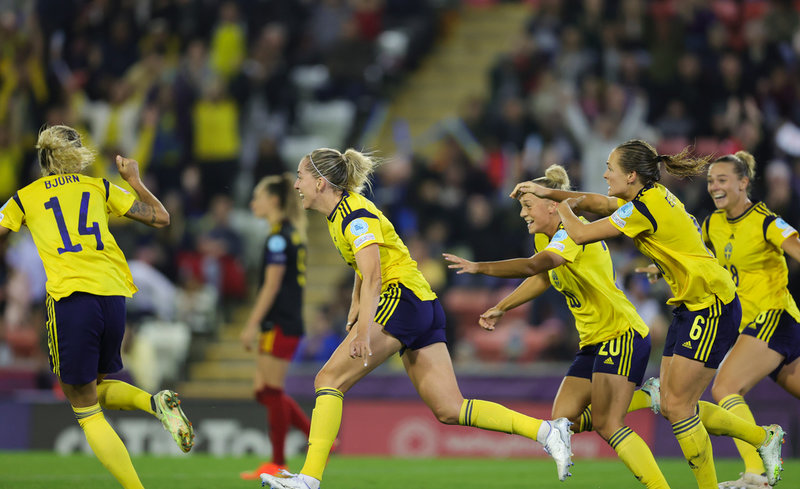 Linda Sembrant avgjorde mot Belgien.