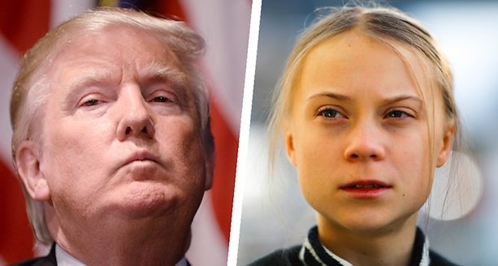 Greta Thunberg, Donald Trump, Twitter
