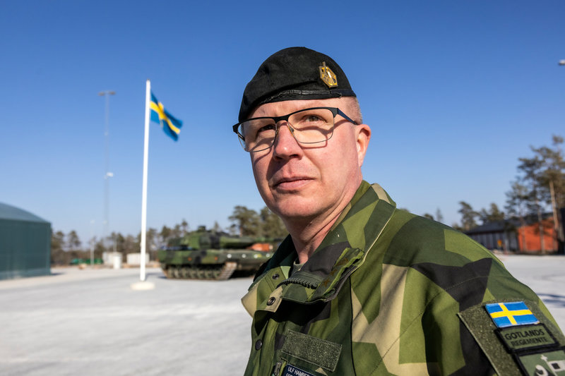 Ulf Hamberg, chef för 181:a bataljonen.