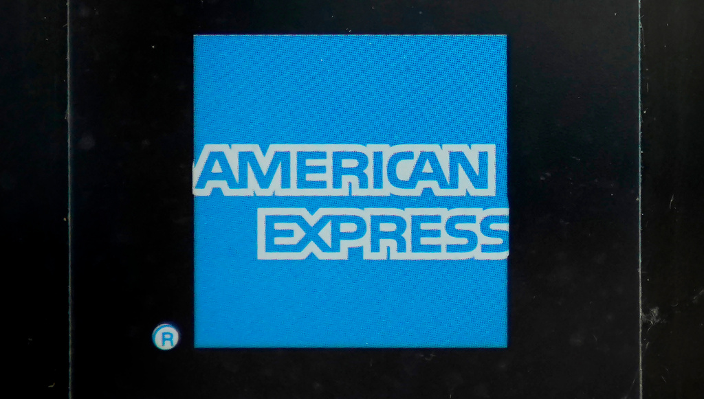 American Express-aktien steg nästan elva procent på fredagen. Arkivbild.