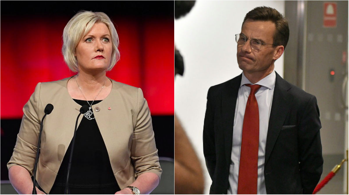 Socialdemokraterna, Lena Rådström Baastad, Moderaterna, Sverigedemokraterna, Ulf Kristersson