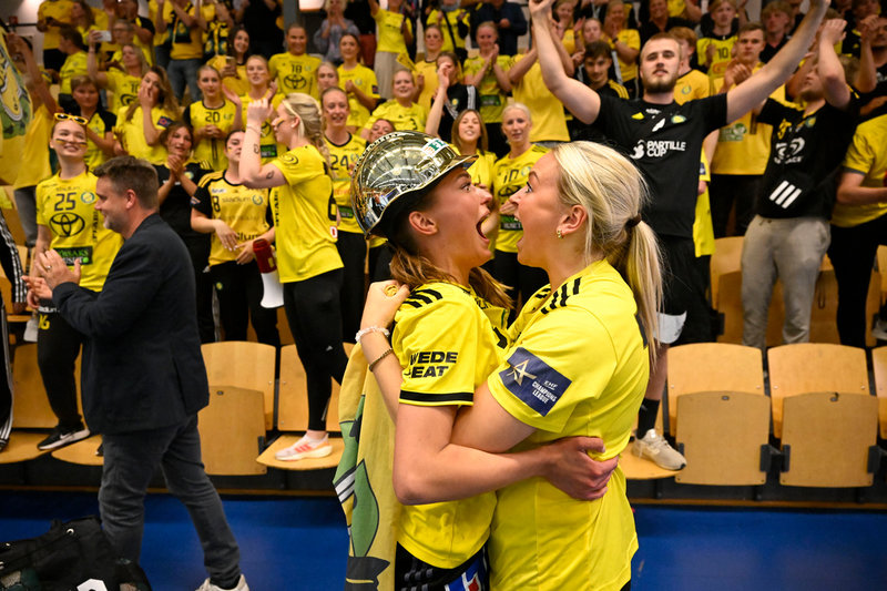 Sävehofjubel efter SM-guldet.