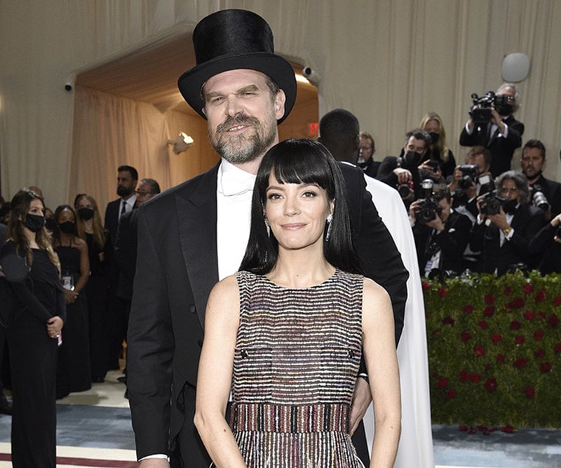 David Harbour och Lily Allen David Harbour och Lily Allen