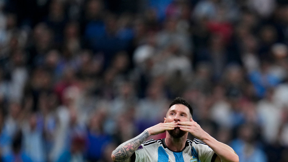 Är det i dag det händer, Lionel Messi? Klockan 16.00, svensk tid, ska den 35-årige superstjärnan försöka leda sitt Argentina till VM-guld. I finalen väntar Frankrike. Arkivbild.