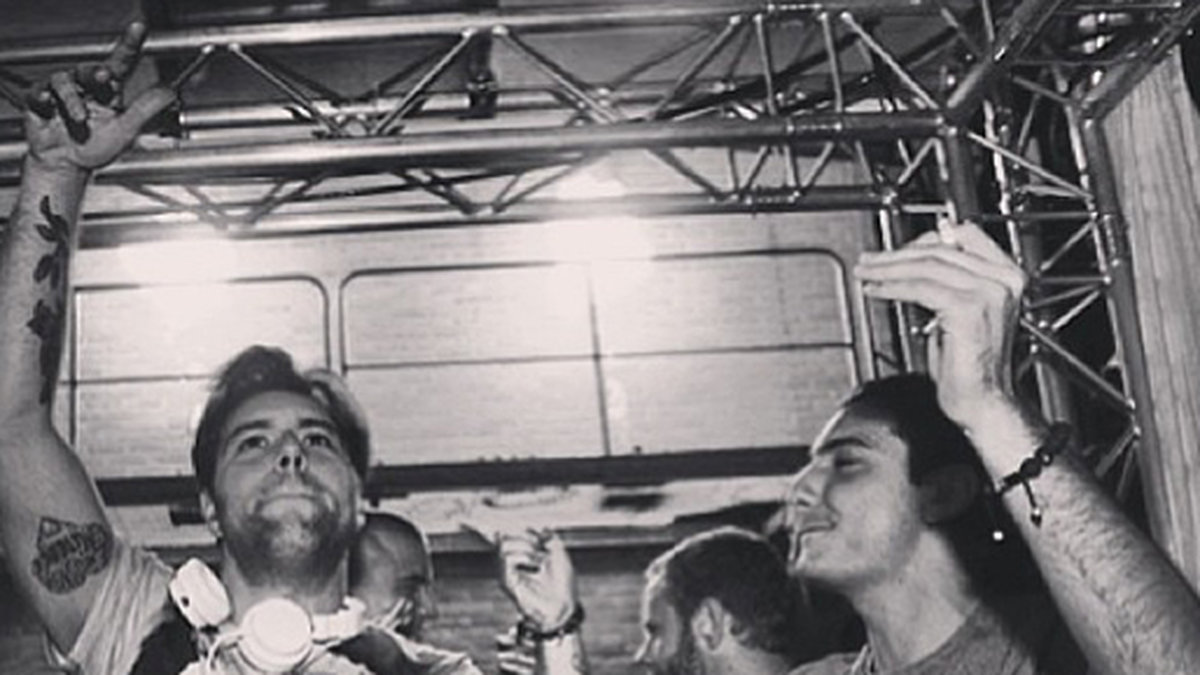 Sebastian Ingrosso, Alesso och Otto Knows spelade på Sturecompagniets VIP-rum The Wall.