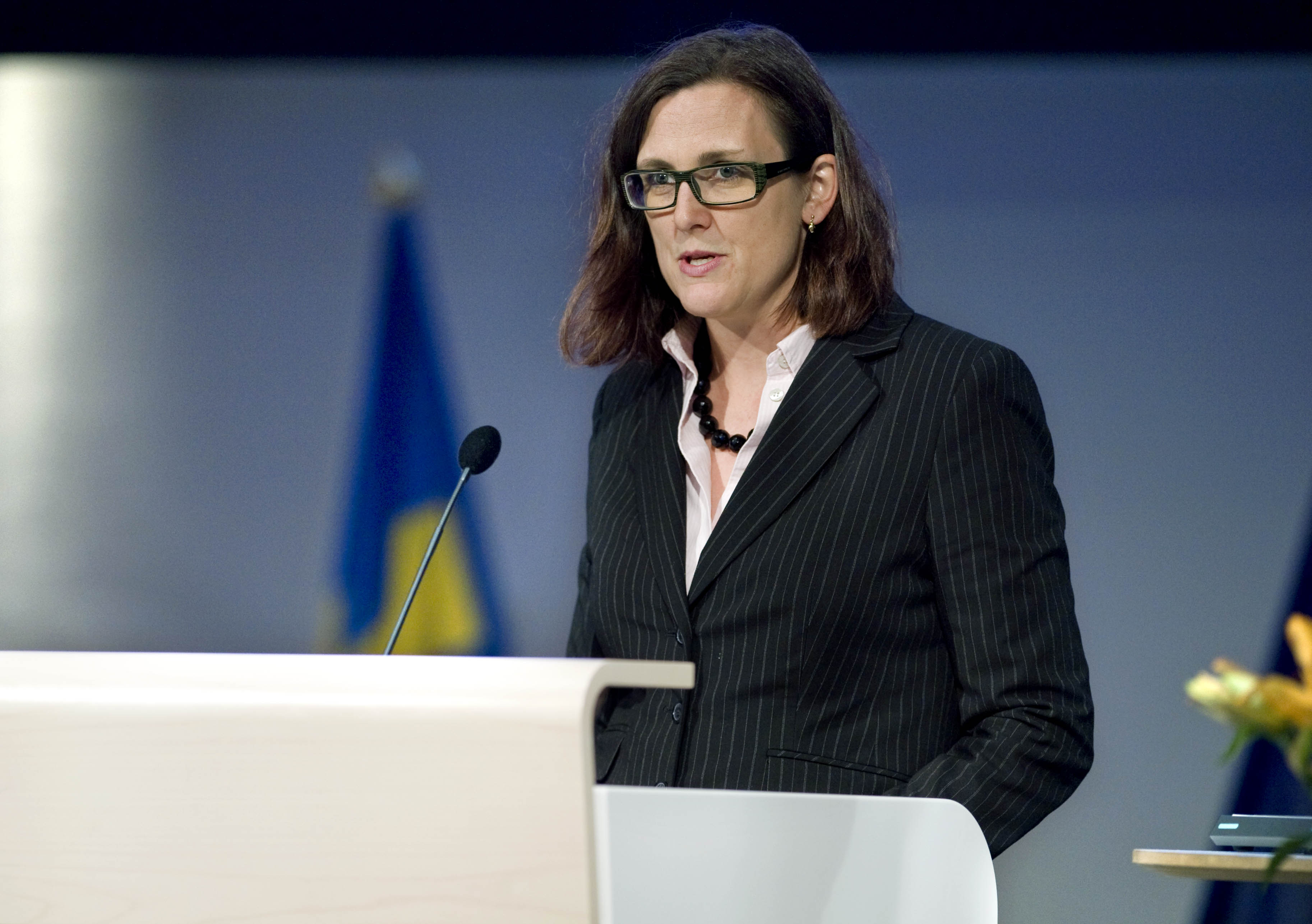 Cecilia Malmström ska se till att Sverige lyder EU-kommissionen.