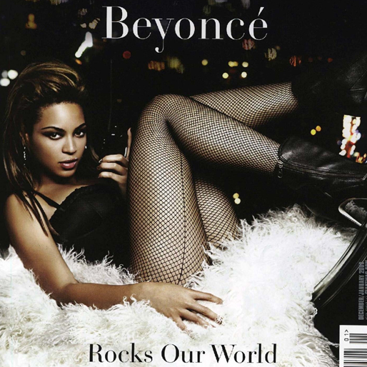 Så här såg Beyoncé ut när hon prydde omslaget på tidningen Giant år 2008.