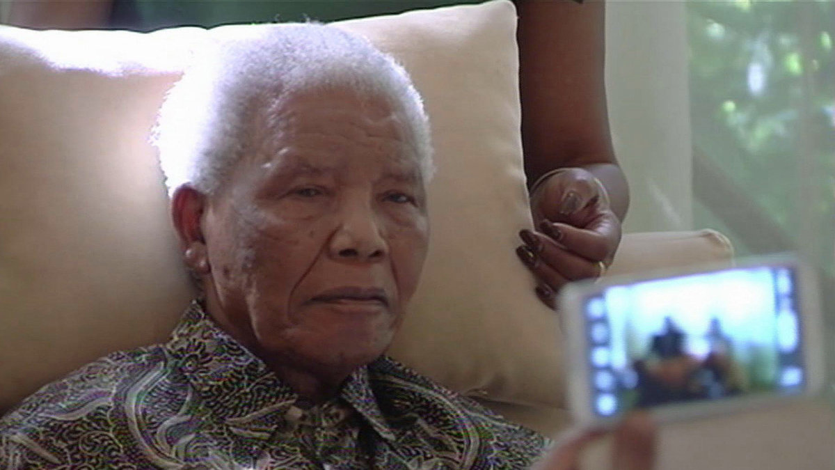 En av de sista bilderna på Mandela, tagen i slutet av april i år.