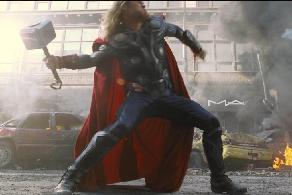 Thor, spelad av Chris Hemsworth.