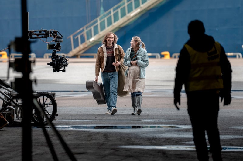 Leo Magnus de la Nuez som spelar Asle och Kristi-Helene Giæver Engeberg som spelar Gerd.