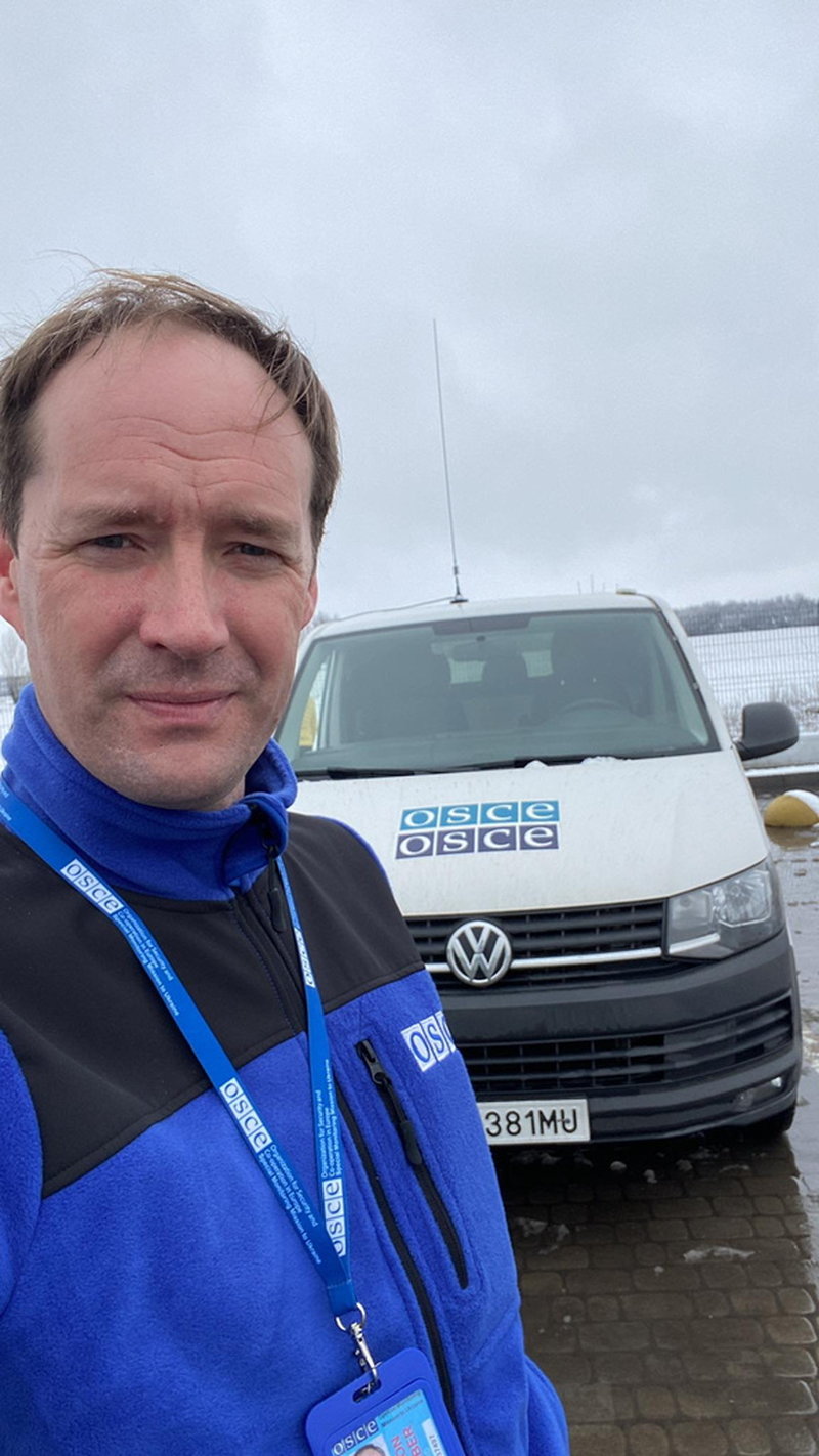 Andreij Utkin vid flykten västerut.