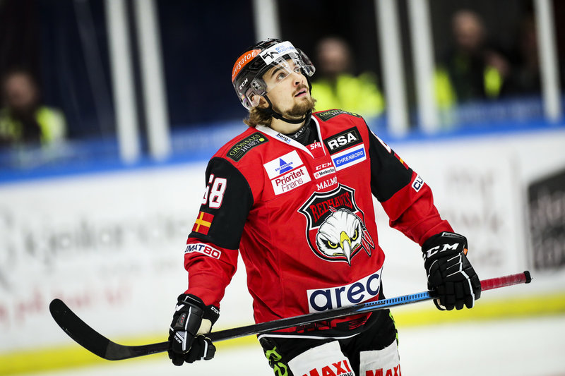 Adam Brodecki i Malmötröjan för två år sedan. Arkivbild.
