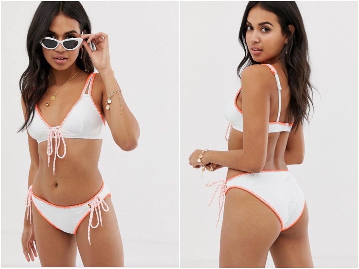 Bikini med snördetaljer Bikini med snördetaljer