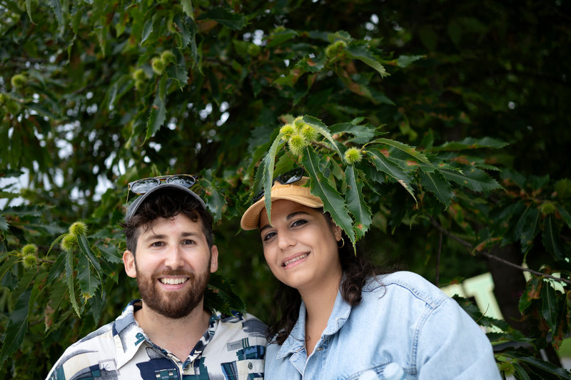 Tomas Duhourq och Eva Milona ser fram emot torsdagens konserter på Way Out West i Slottsskogen i Göteborg.