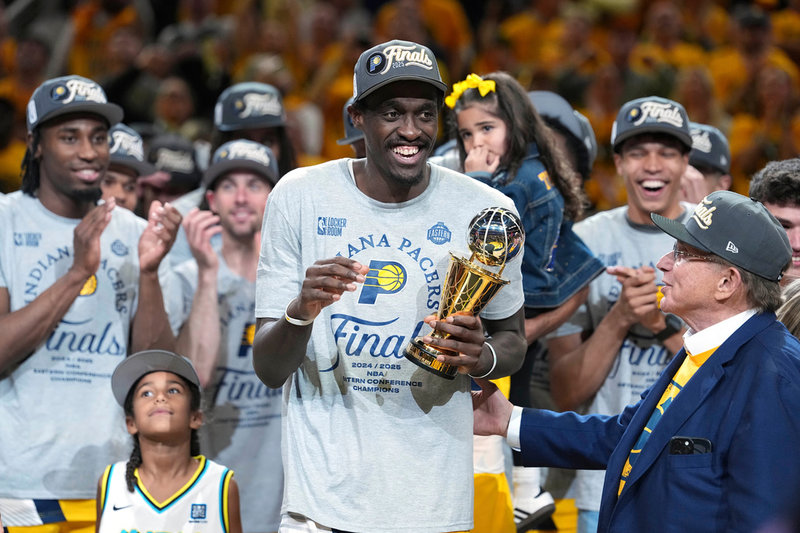 Indianas Pascal Siakam utsågs till matchens mest värdefulla spelare.