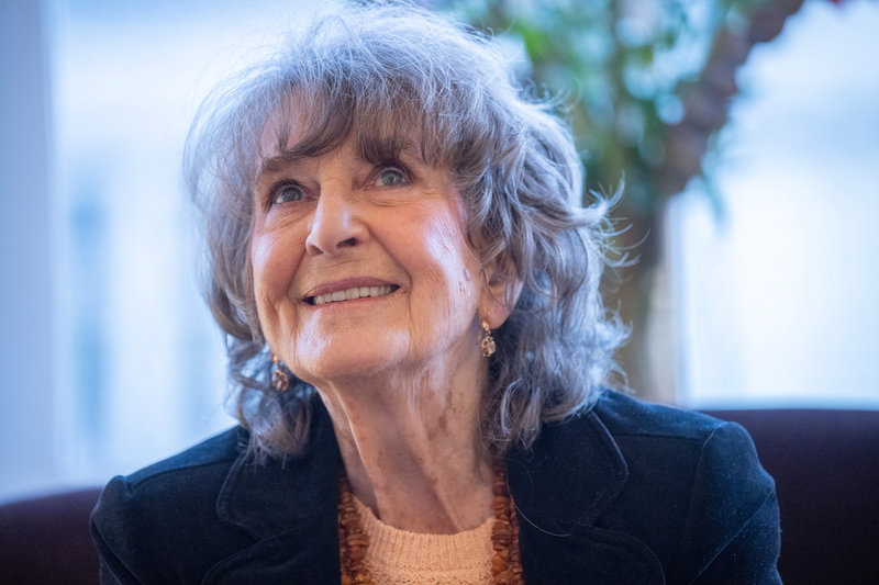 Artisten och skådespelaren Siw Malmkvist fotograferad på hotell Kung Carl inför hennes debut som julvärd i SVT på julafton.