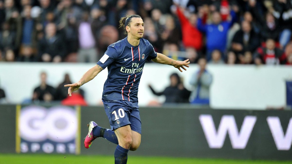 Zlatan Ibrahimovic, till vardags stjärna i franska PSG.