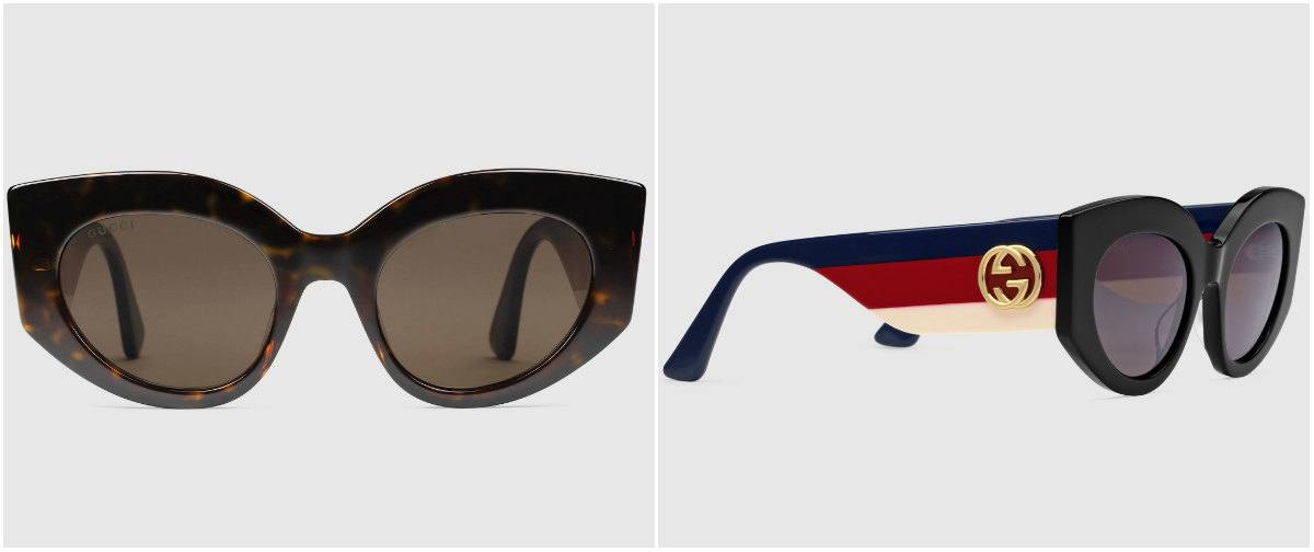 Solglasögon i cat-eye från Gucci Solglasögon i cat-eye från Gucci