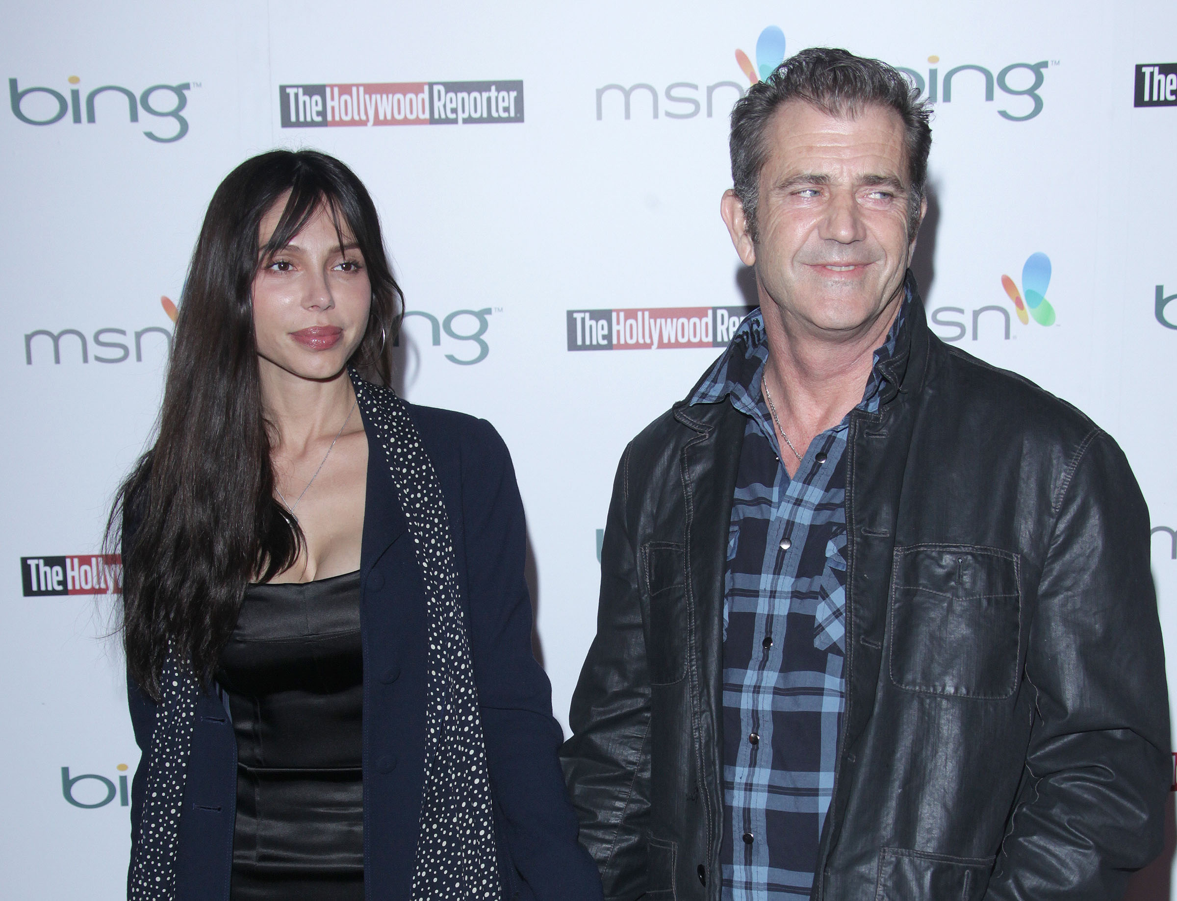 Mel Gibson tillsammans med sin före detta flickvän, Oksana Grigorieva.