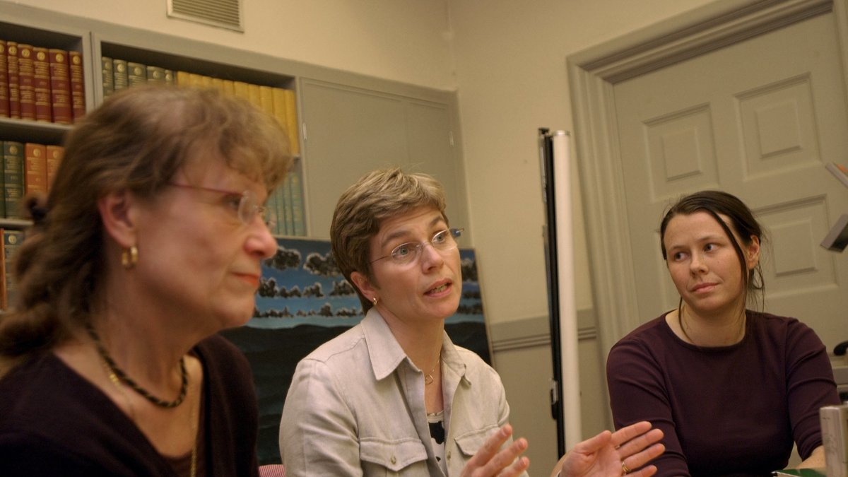 Åsa Romson tillsammans med borgarråden Annika Billström (S) och Margaretha Olofsson (V). Romson var gruppledare för MP i Stockholm 2004-2006.