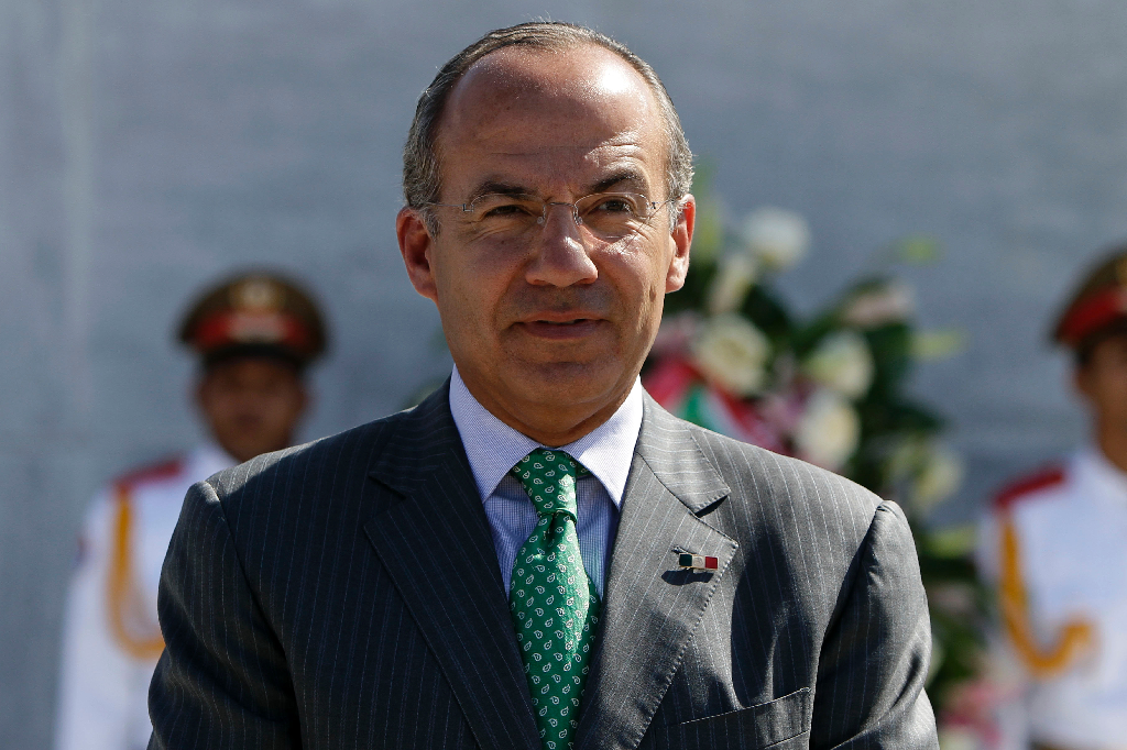 Mexikos president Felipe Calderón.