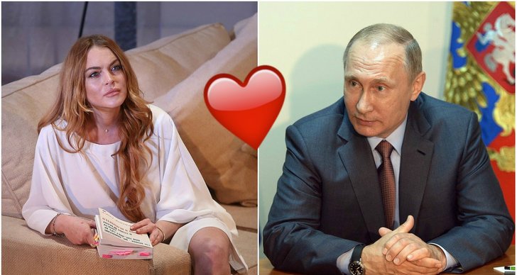 Rysk, Gästa, Lindsay Lohan, Vladimir Putin, TV