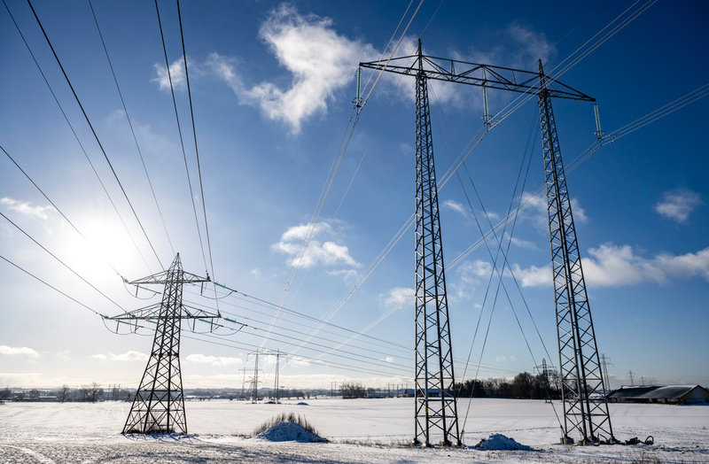 Kallt väder och lite vind driver upp elpriset. Arkivbild. Foto: Johan Nilsson/TT