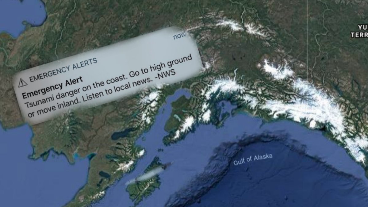 Tsunamivarning i USA och Kanada efter kraftigt jordskalv