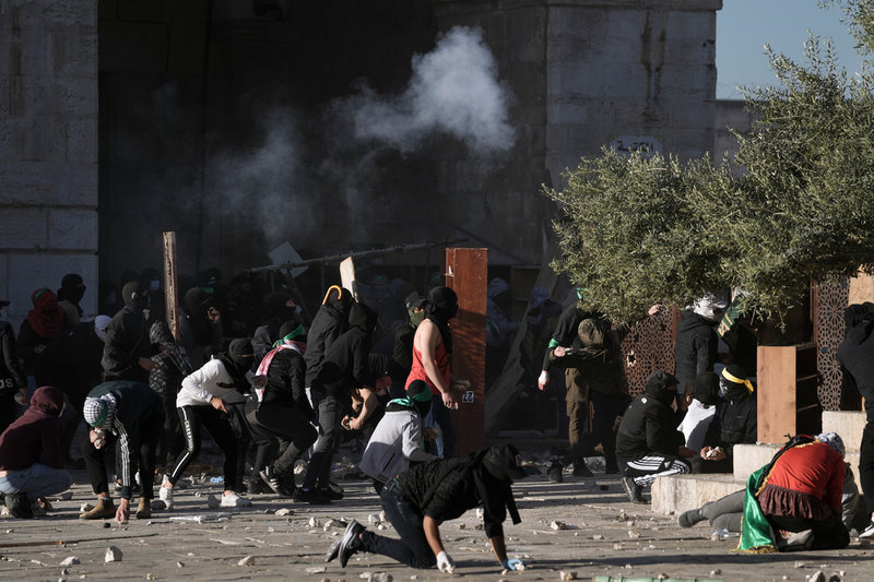 Drabbningarna i Jerusalem följer på tre blodiga veckor i regionen.