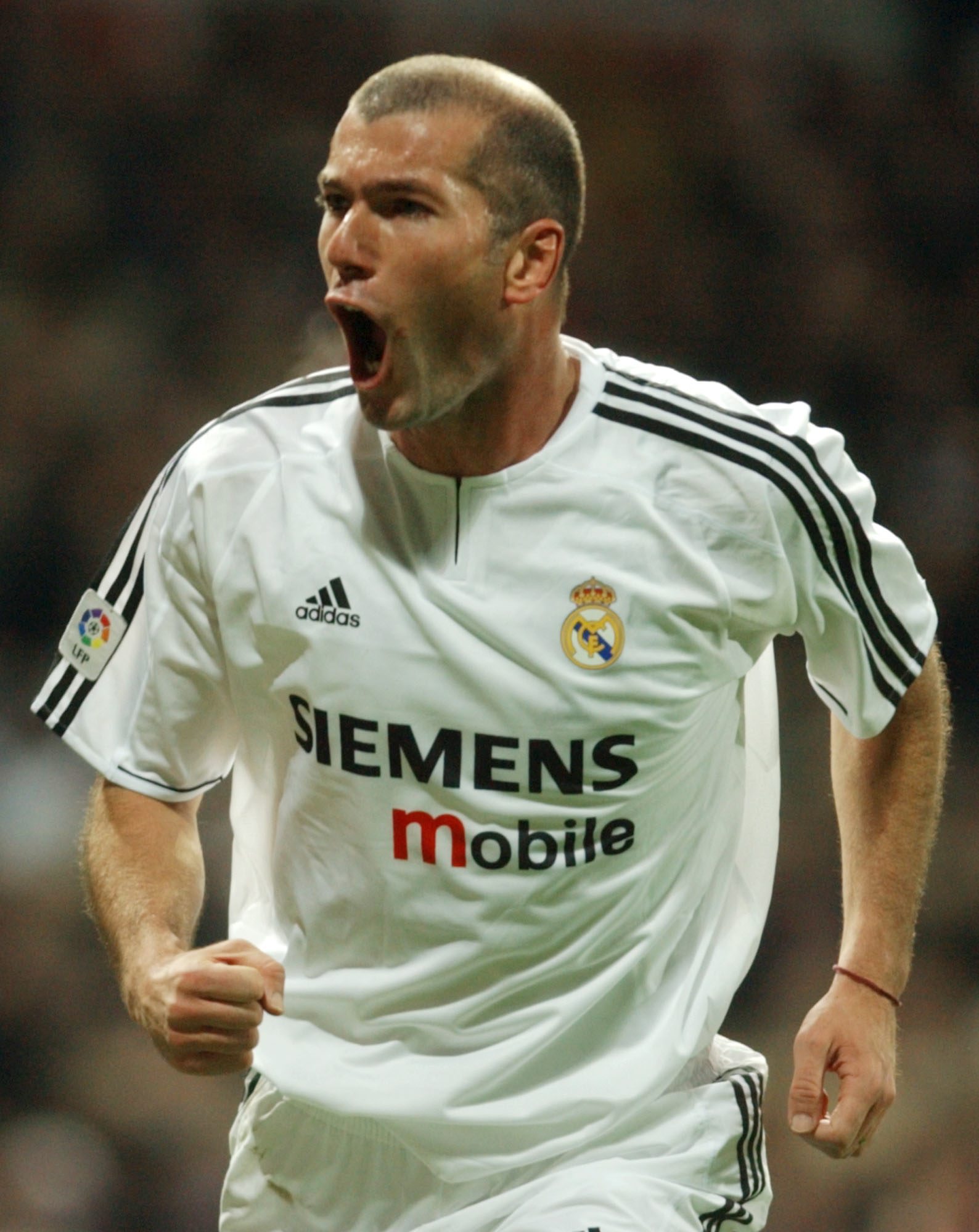 Zinedine Zidane och hans snurrfintar satte skräck hos motståndarspelarna.