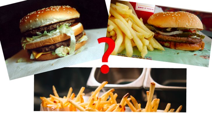 Quiz, Snabbmat, McDonalds, Mat, Max Hamburgare, Snabbmatsrestaurang, Burger King