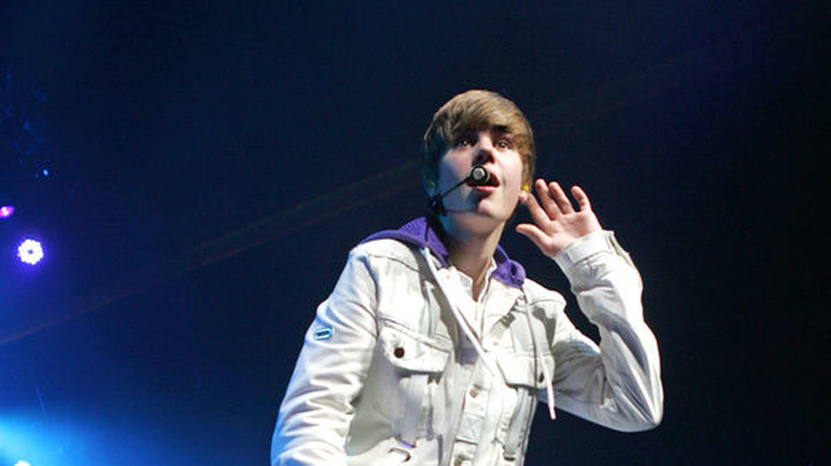 16-årig Bieber i Miami 2010. 