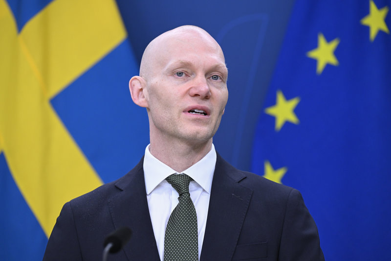 Finansmarknadsminister Niklas Wykman (M). Foto: Jessica Gow/TT