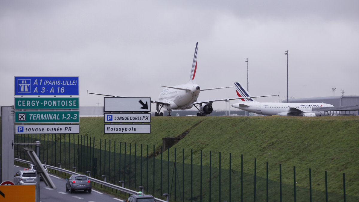 Charles de Gaulle-flygplatsen i Paris.