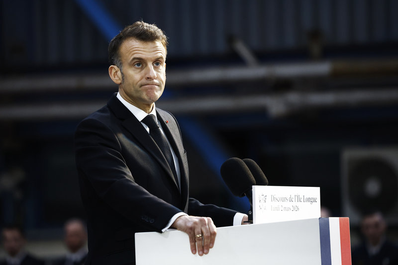Emmanuel Macron. Foto: Yoan Valat /AP/TT