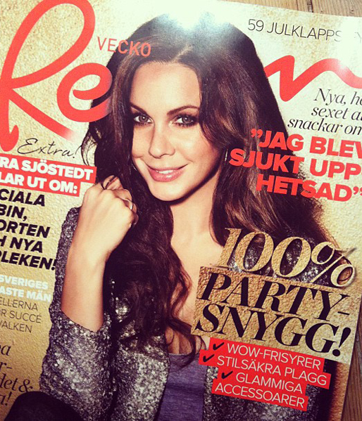 Tyra pryder denna månads omslag av veckorevyn som kom ut i veckan. Kul att se Tyra så naturlig, riktigt vacker. Tyra pryder denna månads omslag av veckorevyn som kom ut i veckan. Kul att se Tyra så naturlig, riktigt vacker.