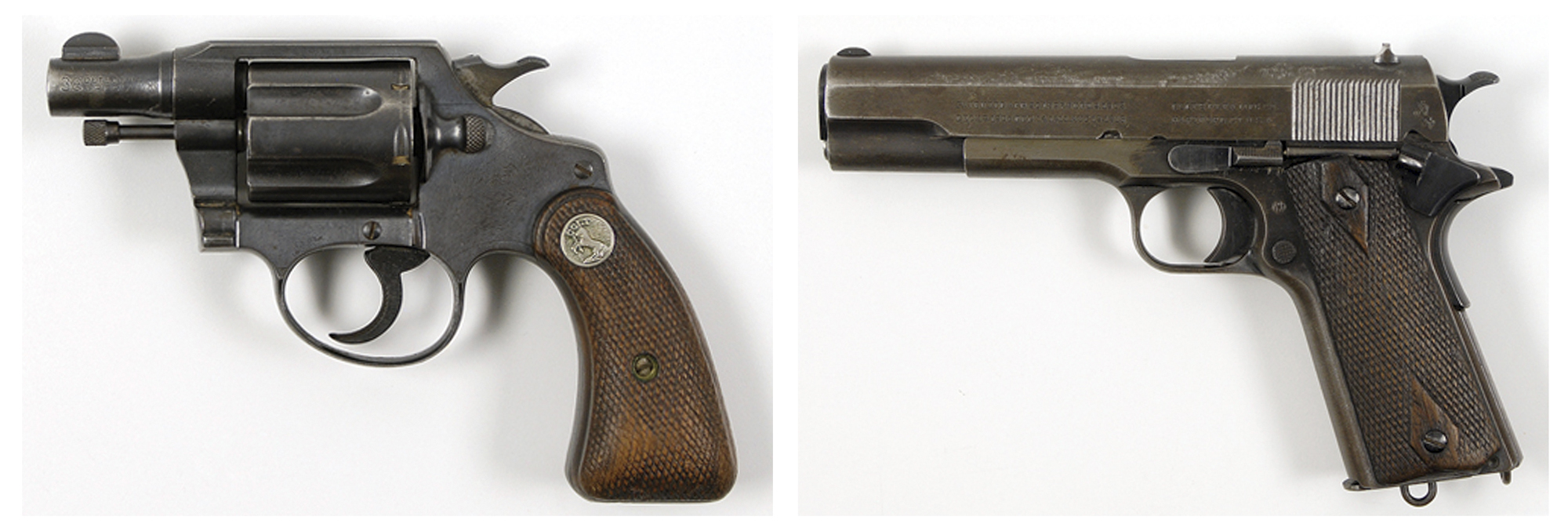 Utan självaste Bonnie och Clydes vapen de använde under sina rån i depressionens USA.