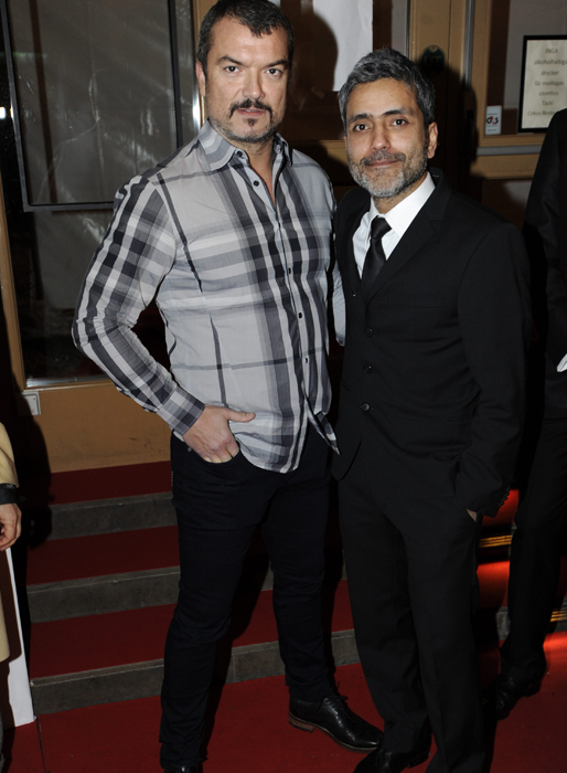 Dragomir Mrsic och regissören Babak Najafi. Dragomir Mrsic och regissören Babak Najafi.