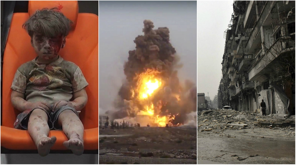 Kriget i Aleppo har pågått under en lång tid och under 2016 trappades det upp. Kriget i Aleppo har pågått under en lång tid och under 2016 trappades det upp.