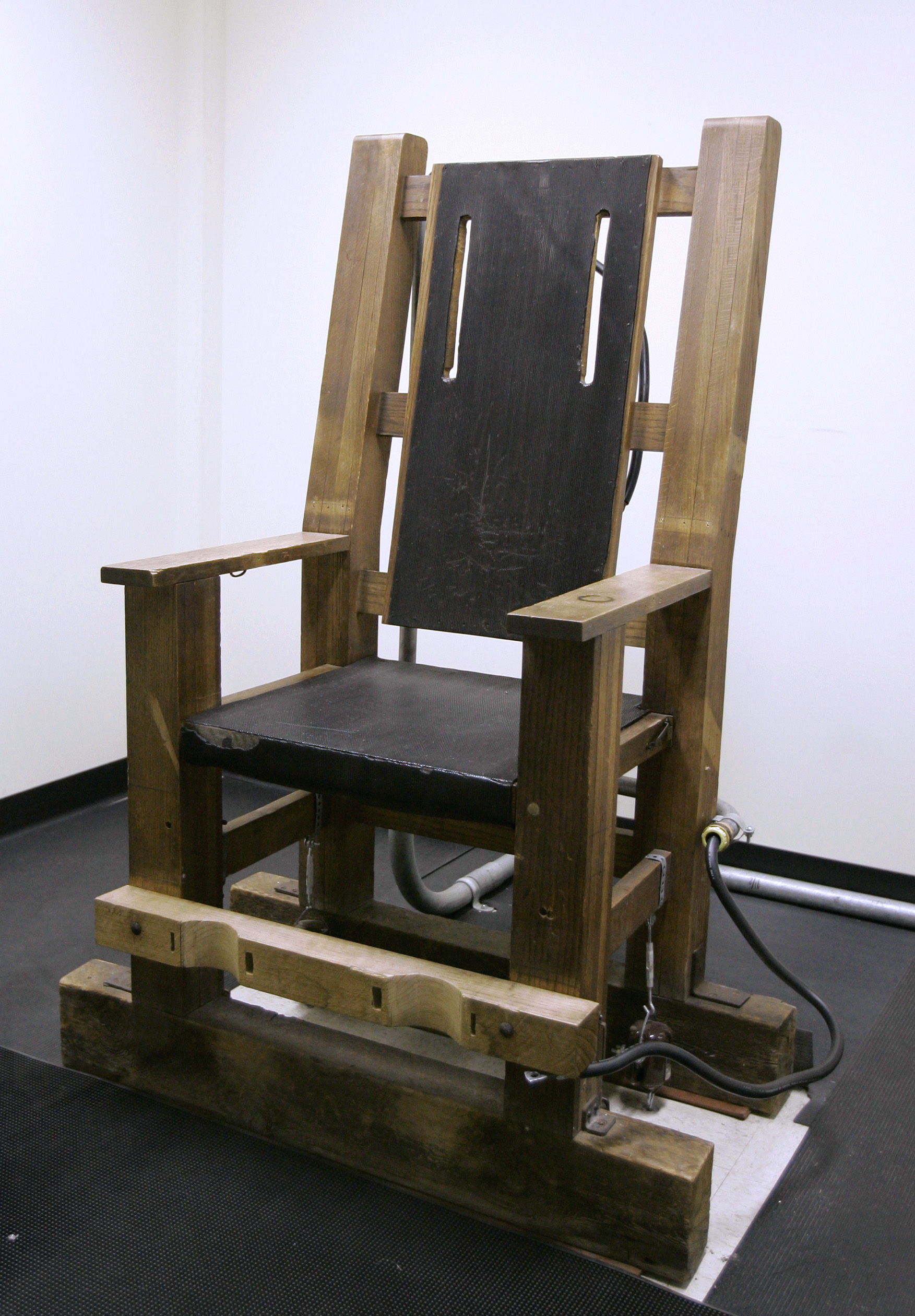 Elektriska stolen, fotograferad i Nebraska år 2007.