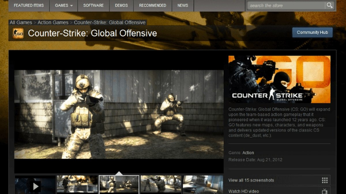 Counter-Strike Global Offensive.