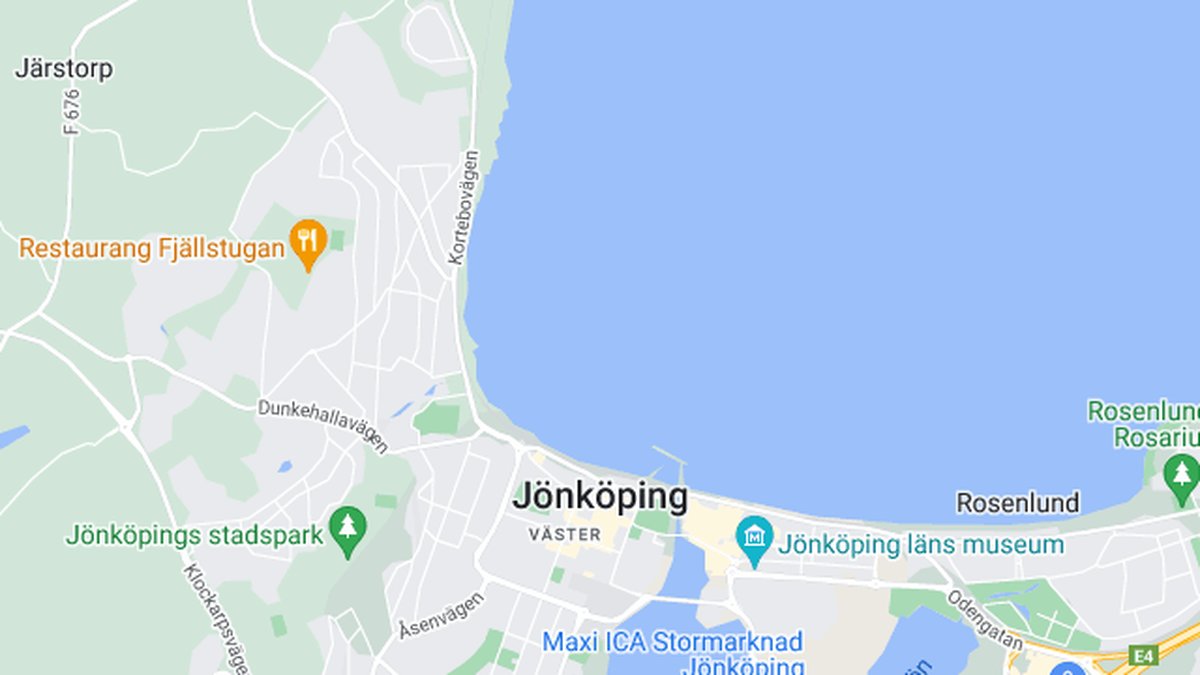 Google maps, Jönköping